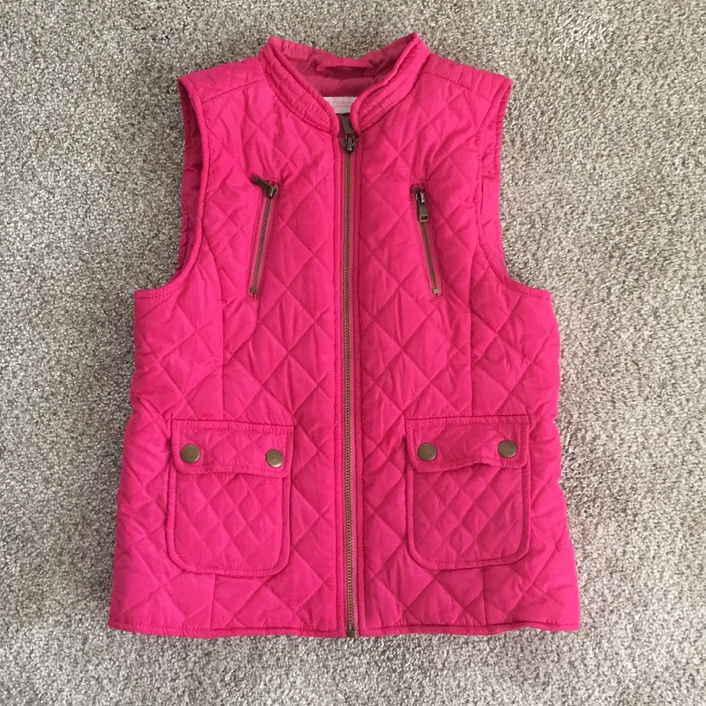 Hot pink girls Vest
